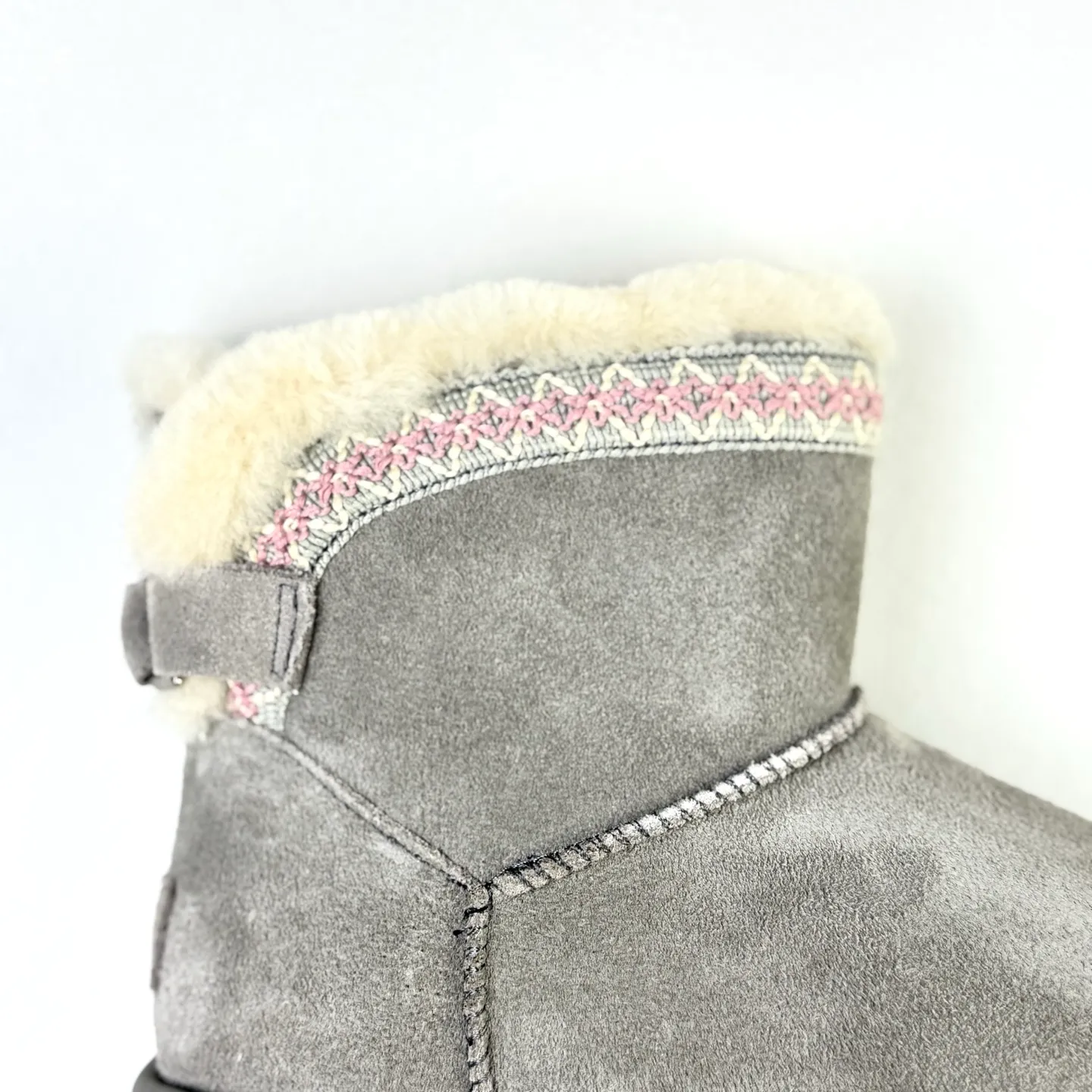 Local 💰560 Guangzhou top version ❗UGG Classic Novelty cow split leather fashionable round toe snow boots women’s style arrived